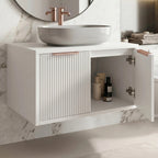 Mosdószekrény Rea Core 80cm White 4