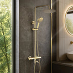 Termosztátos Zuhanyszett Lungo Diamond Gold 4
