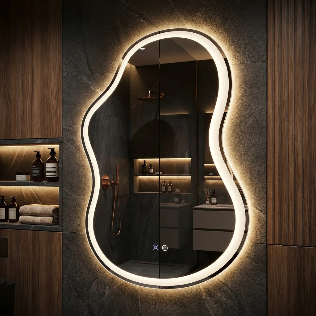 LED Tükör UNO DOUBLE 80x55 Cm 4