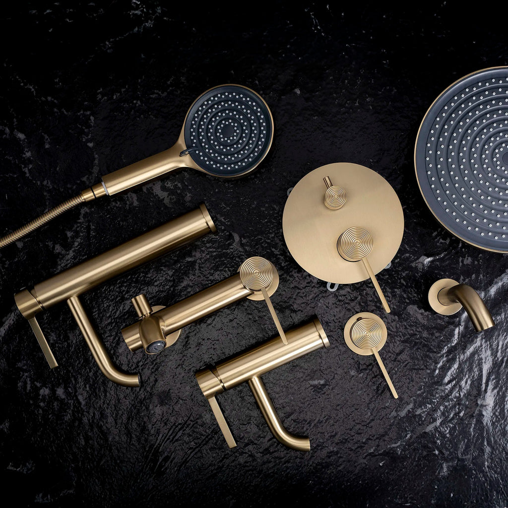 Fürdőkád Csaptelep Rea FOSTER Gold Brush 4