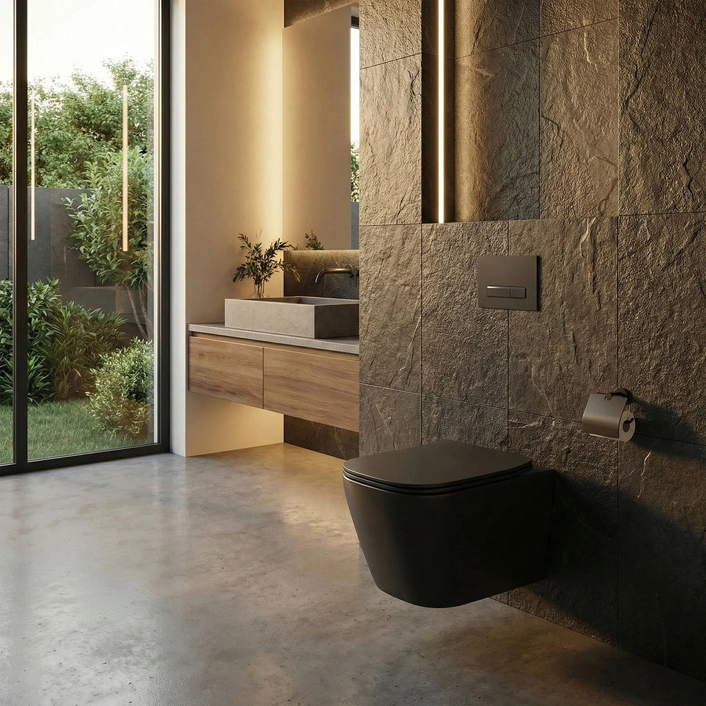 WC Csésze Rea Julio Black Matt 4