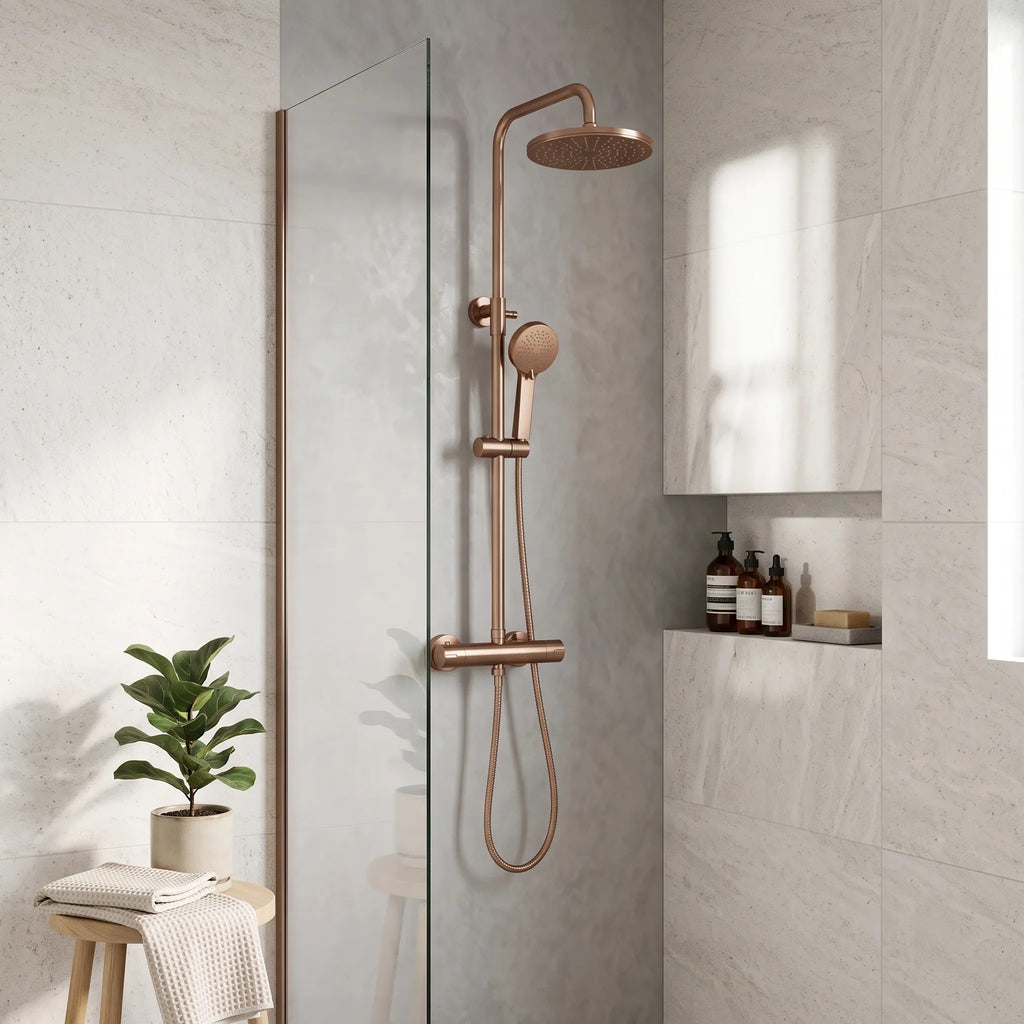 Zuhanyszett Termosztátos Rea Parot Light Brush Copper 4