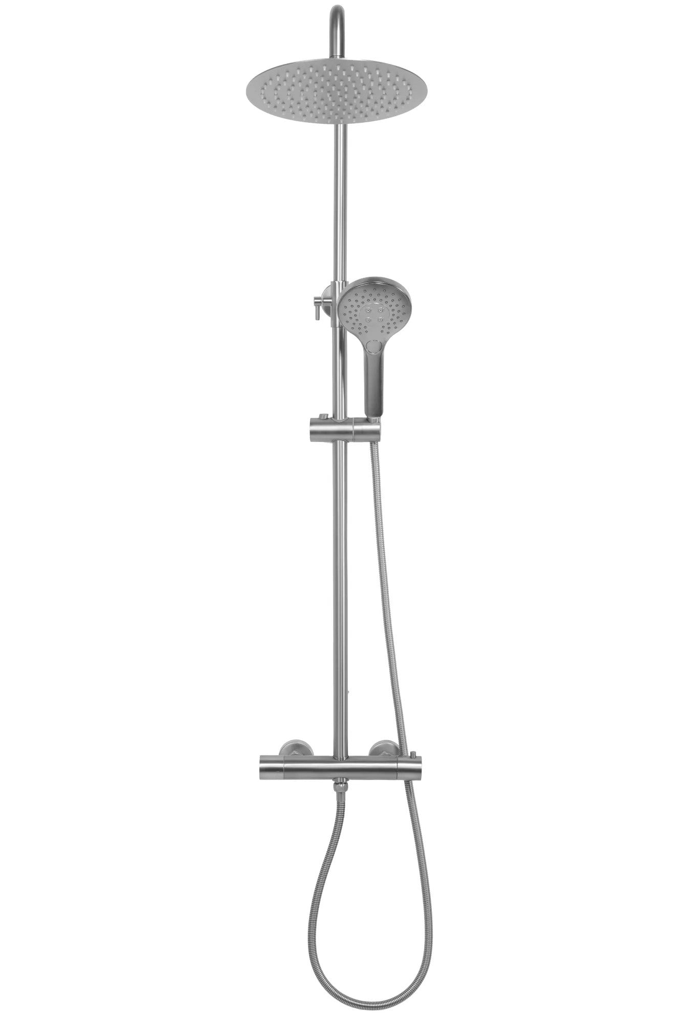 Zuhanyszett Termosztátos REA VINCENT NICKEL BRUSH INOX 4