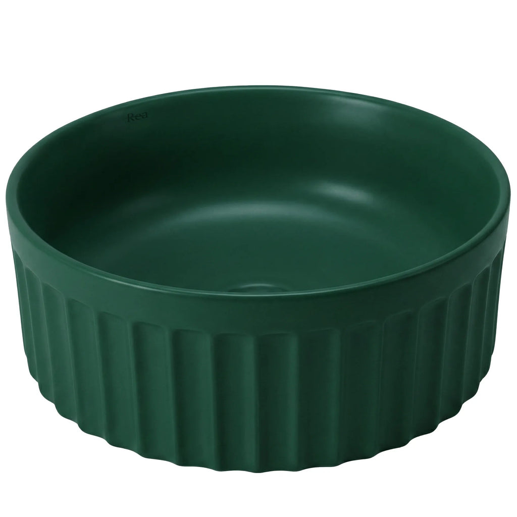 Szett: Fali WC Csésze + Pultra Szerelhető Mosdókagyló Rea Duo Matcha Matt 4