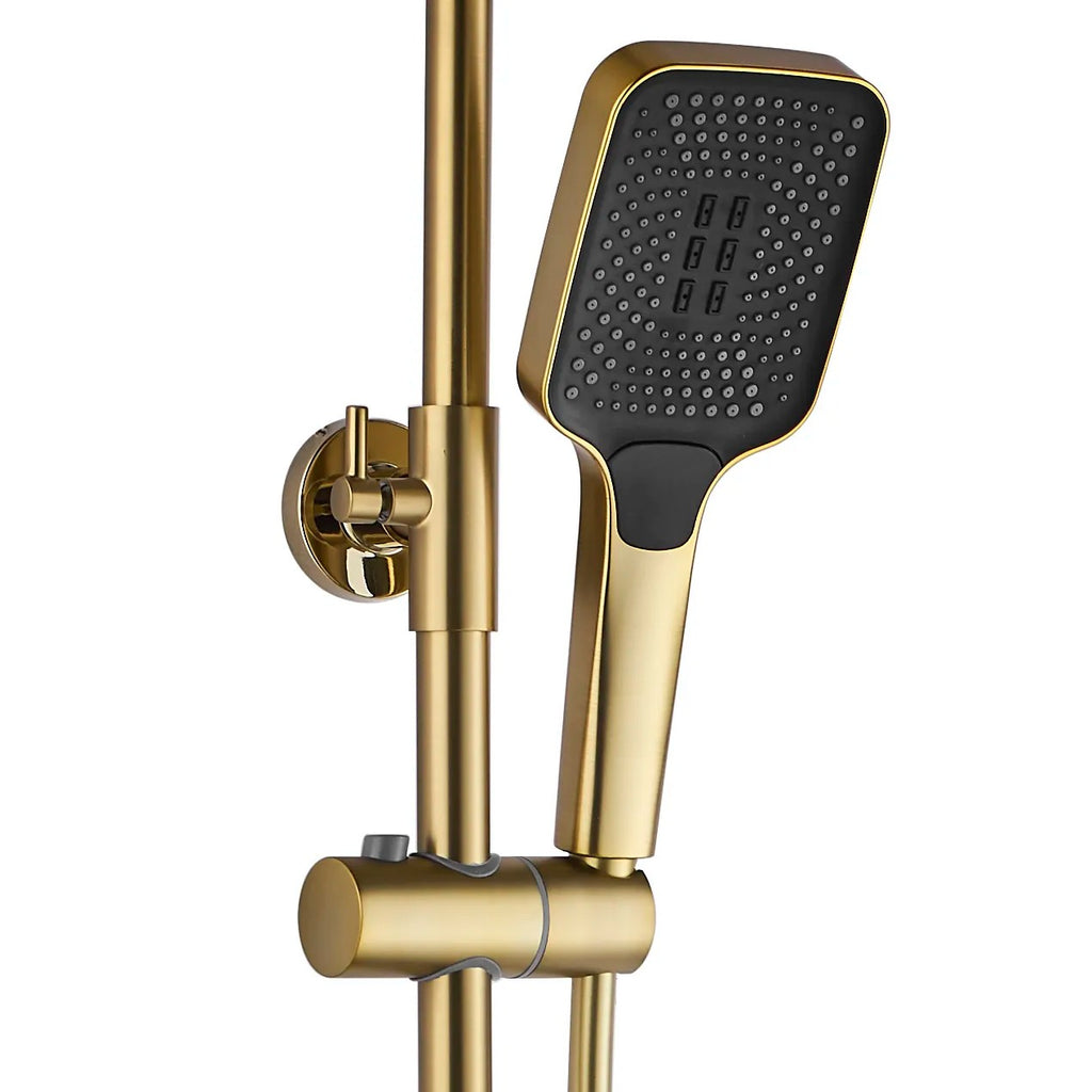 Zuhanyszett Termosztátos REA ROB Gold Brush 4
