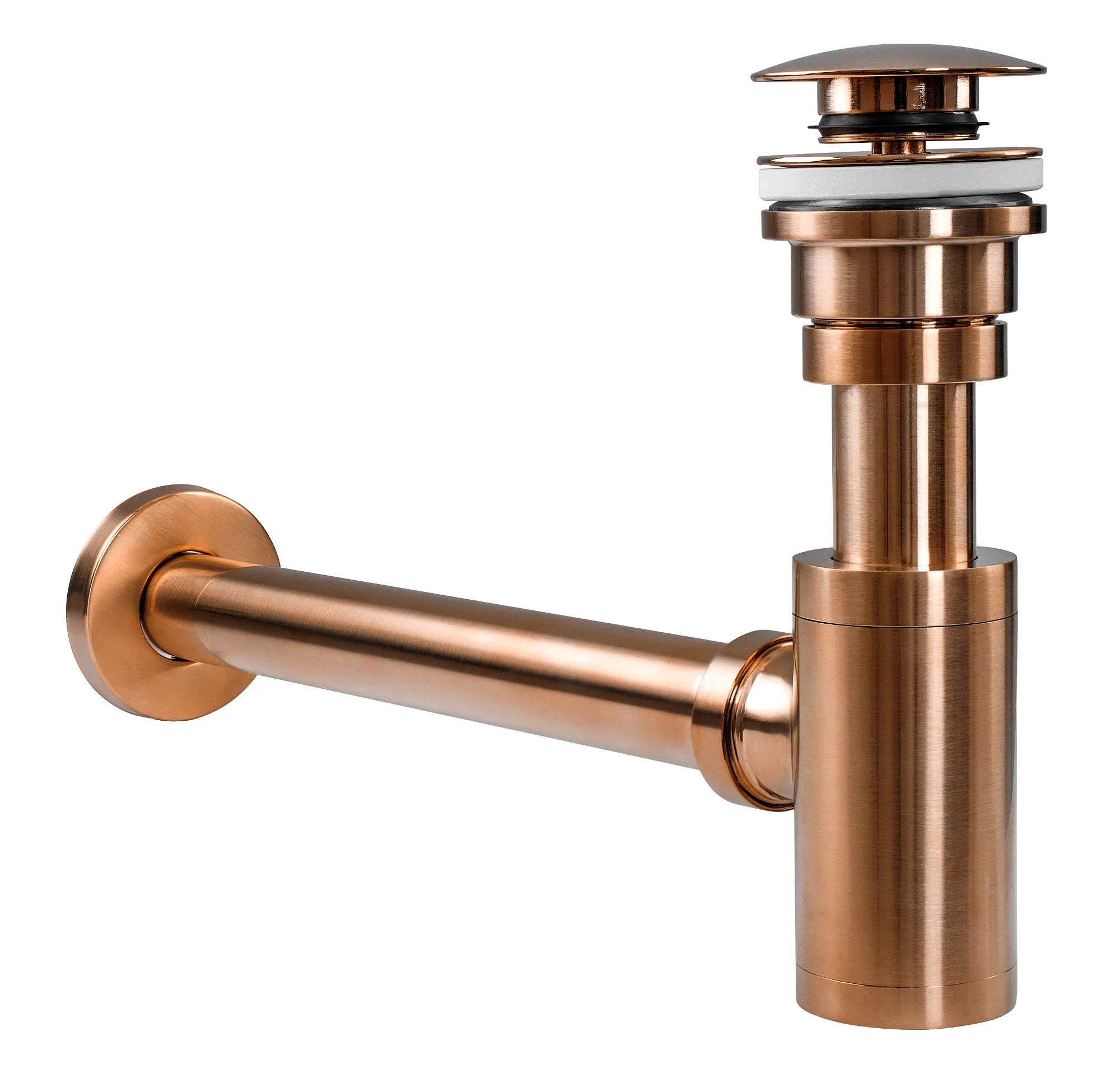 REA COPPER MAT Univerzális Mosdószifon Click-clack Leeresztő Szeleppel 4