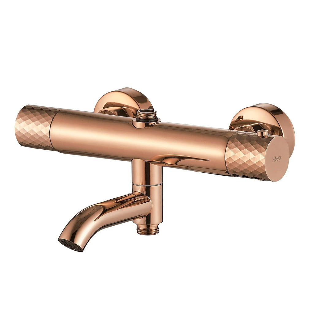 Termosztátos Zuhanyszett Lungo Diamond Copper 4