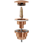 Rea Copper Brush Univerzális Leeresztő Szelep Click-clack Rendszerrel 4