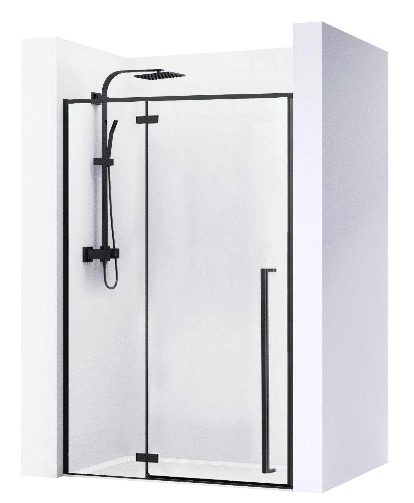 Zuhanyajtó Rea Fargo Black Mat 110 1