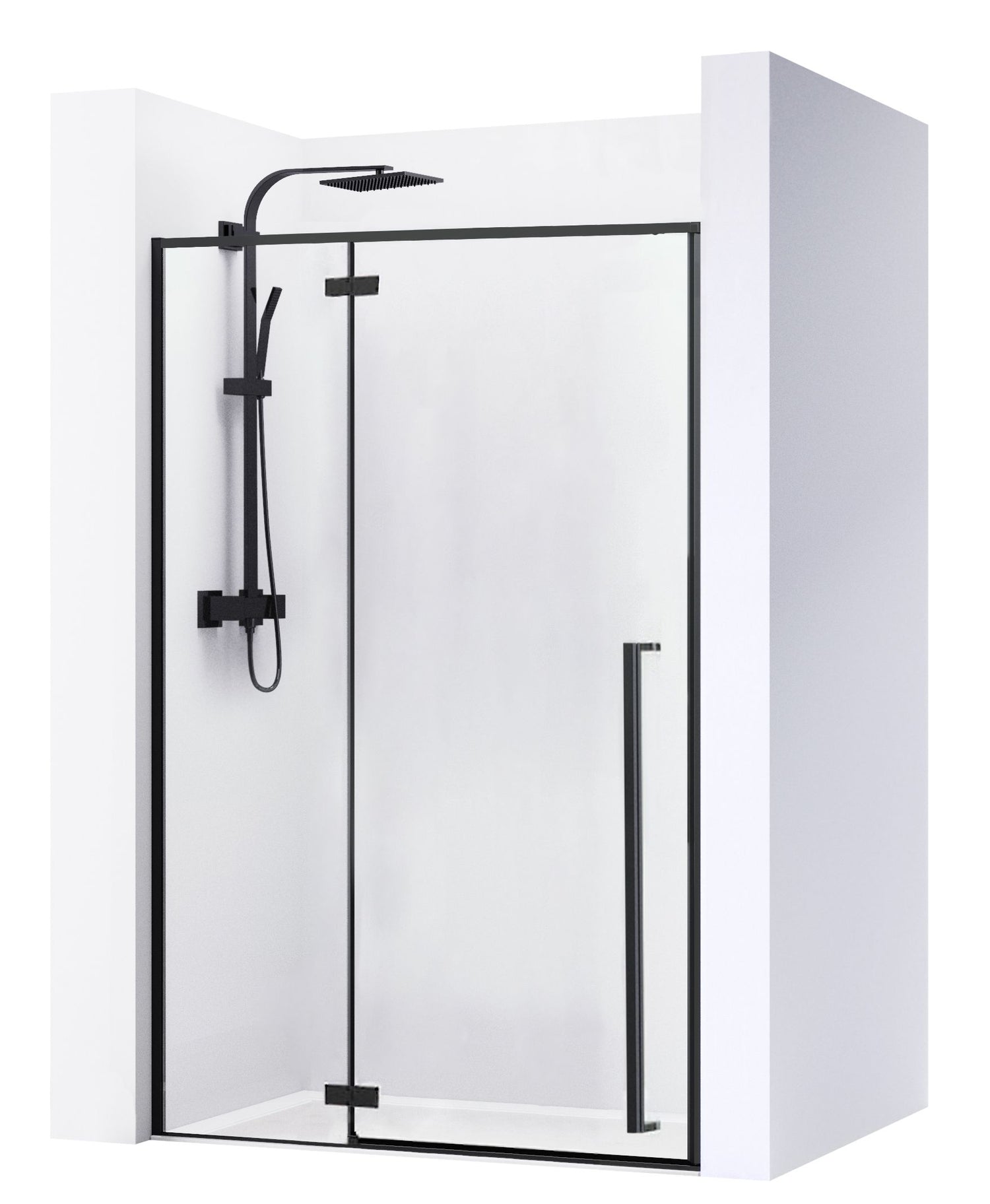 Zuhanyajtó Rea Fargo Black Mat 110 1