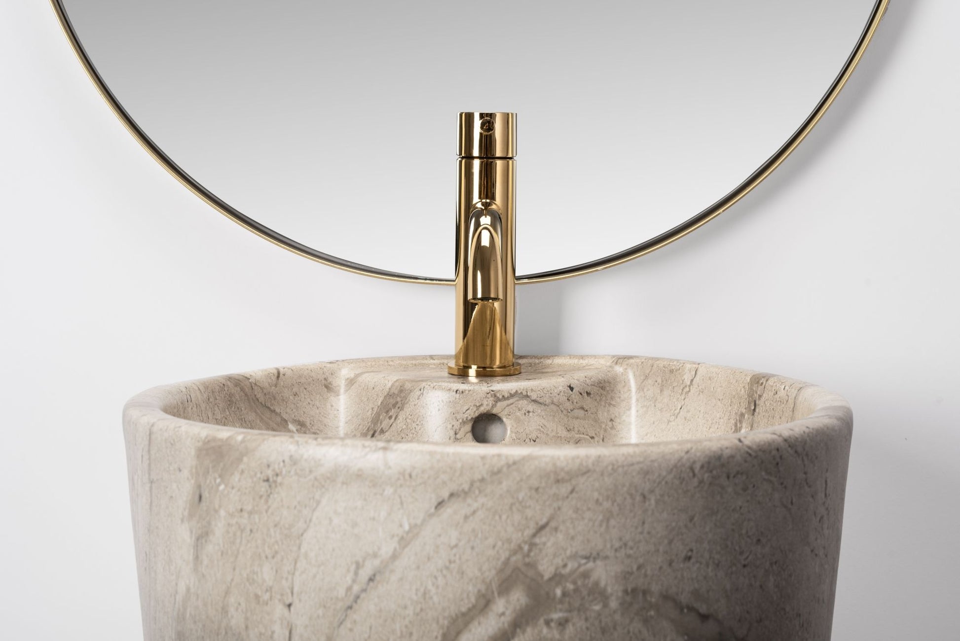 Szabadon Álló Mosdó Blanka Natural Matt Marble 3