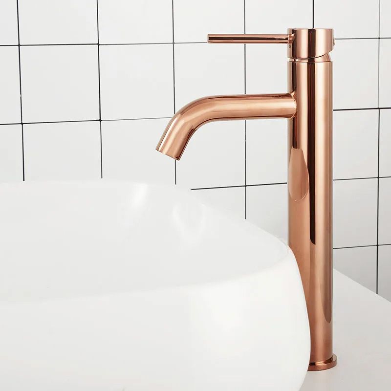 Rea Lungo Rose Gold Magasított Fürdőszobai Mosdó Csaptelep 6