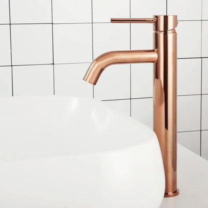 Rea Lungo Rose Gold Magasított Fürdőszobai Mosdó Csaptelep 6