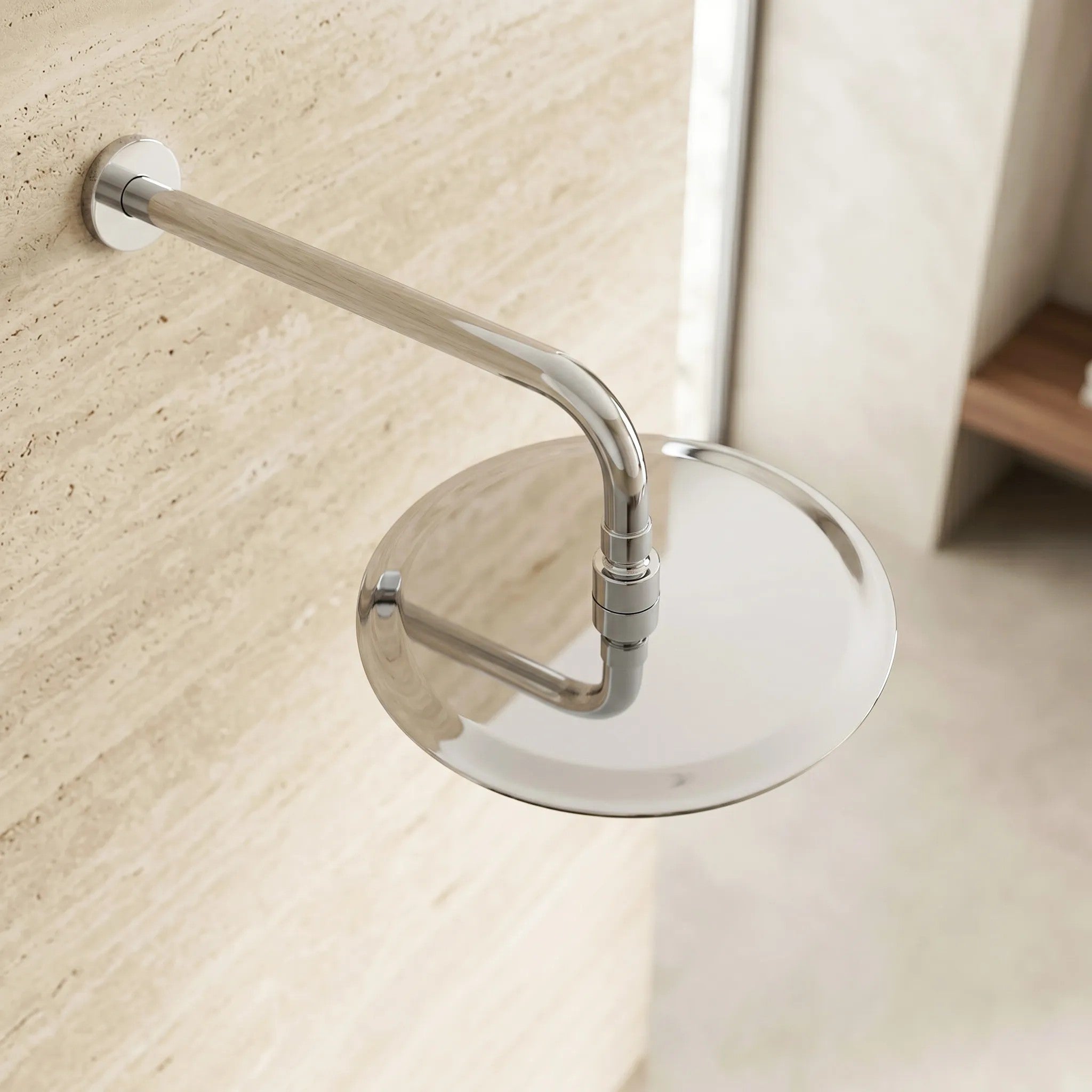 Kerek Esőztető Zuhanyfej REA JS-P014 25cm Chrome 5