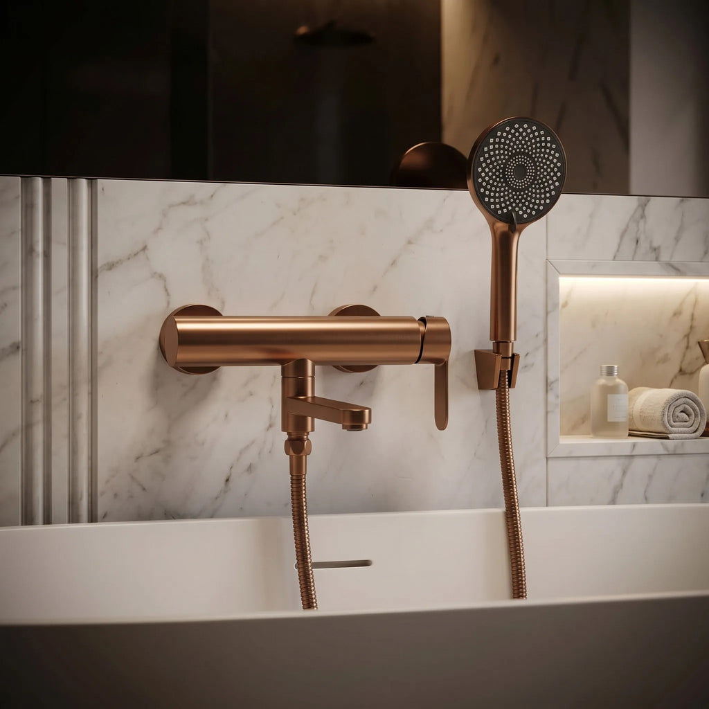 Kádtöltő Csaptelep Rea Arcos Brushed Copper 5