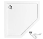 Zuhanykabin AXIN Chrom 90x90 Fekete Diamond Zuhanytálcával 5