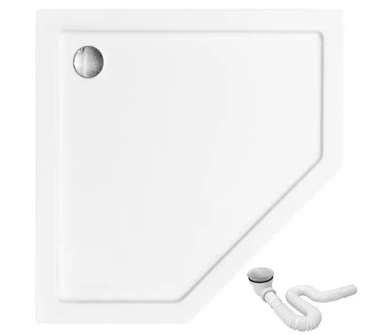 Zuhanykabin AXIN Chrom 90x90 Fekete Diamond Zuhanytálcával 5