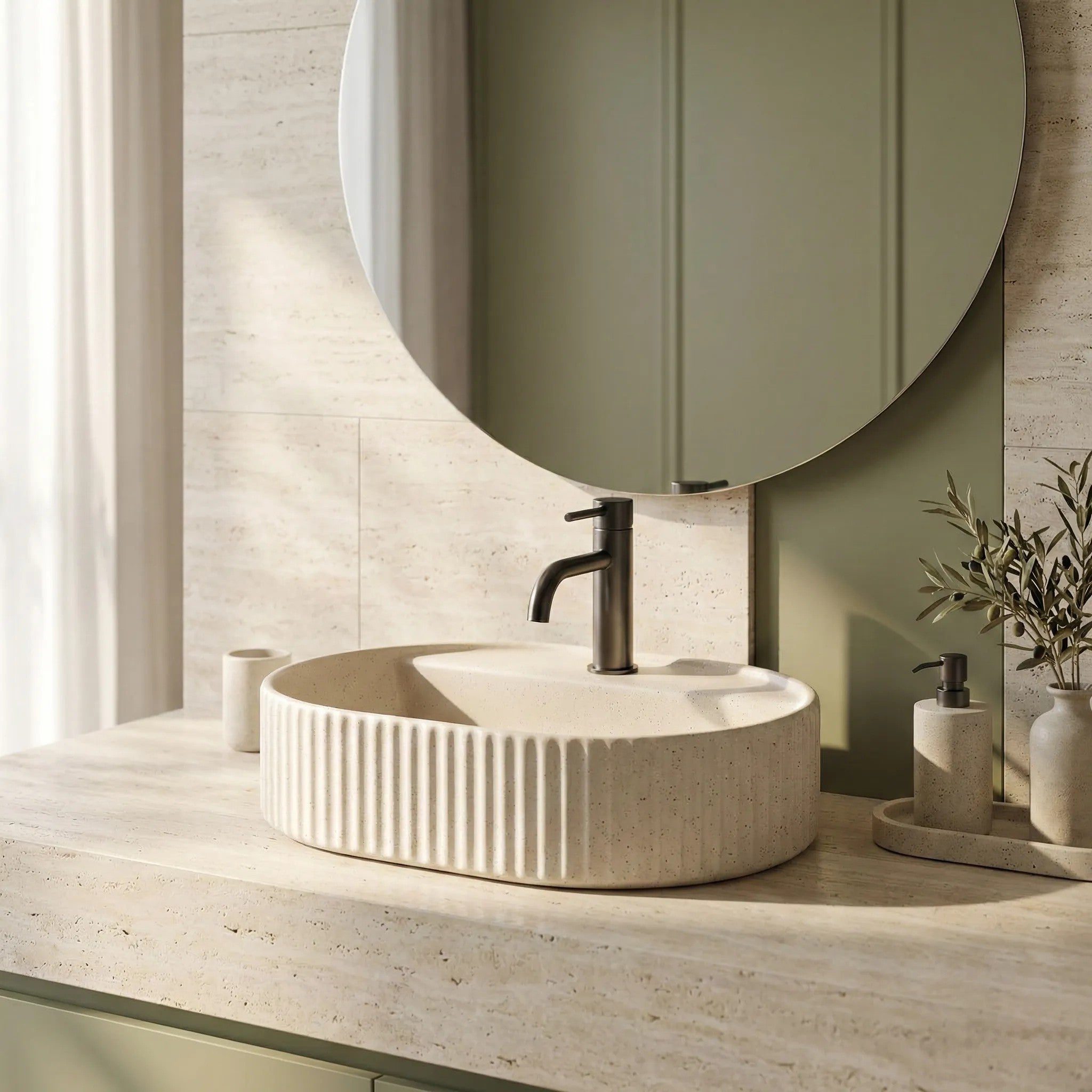 Pultos Mosdókagyló Rea Marcela 50 Vanilla 5