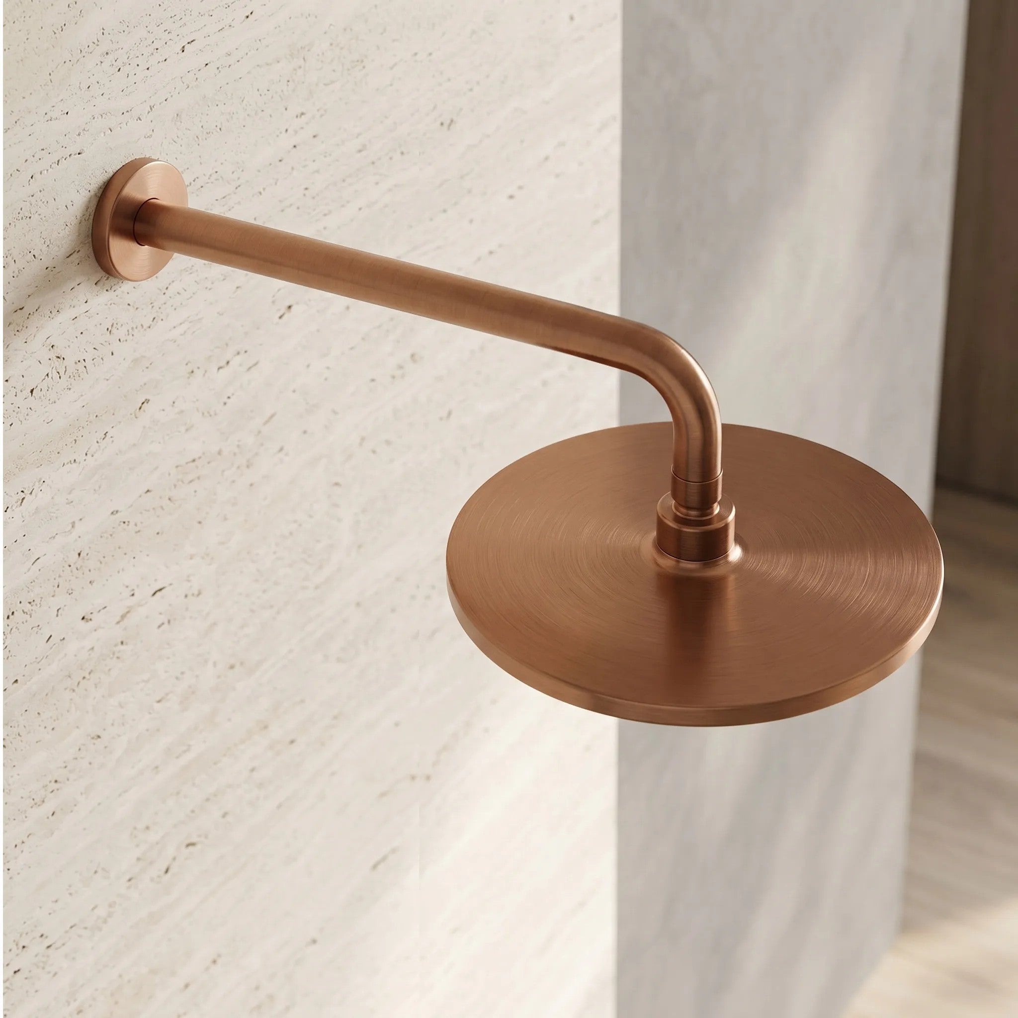 Kerek Esőztető Zuhanyfej REA JS-021BRG Brush Copper 5