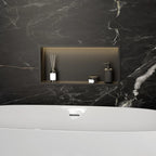 Süllyesztett Fürdőszobai Polc LED 30x60 Black 5