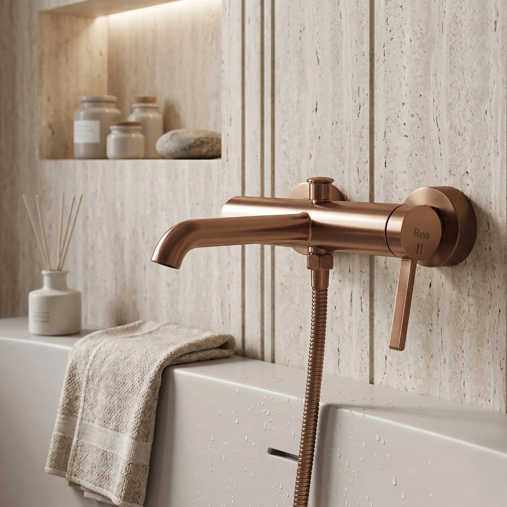 Fürdőkád Csaptelep Rivo Brush Copper 5
