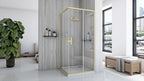 Zuhanykabin Rea City 80x80 Gold Brush Fekete Savoy Zuhanytálcával 5