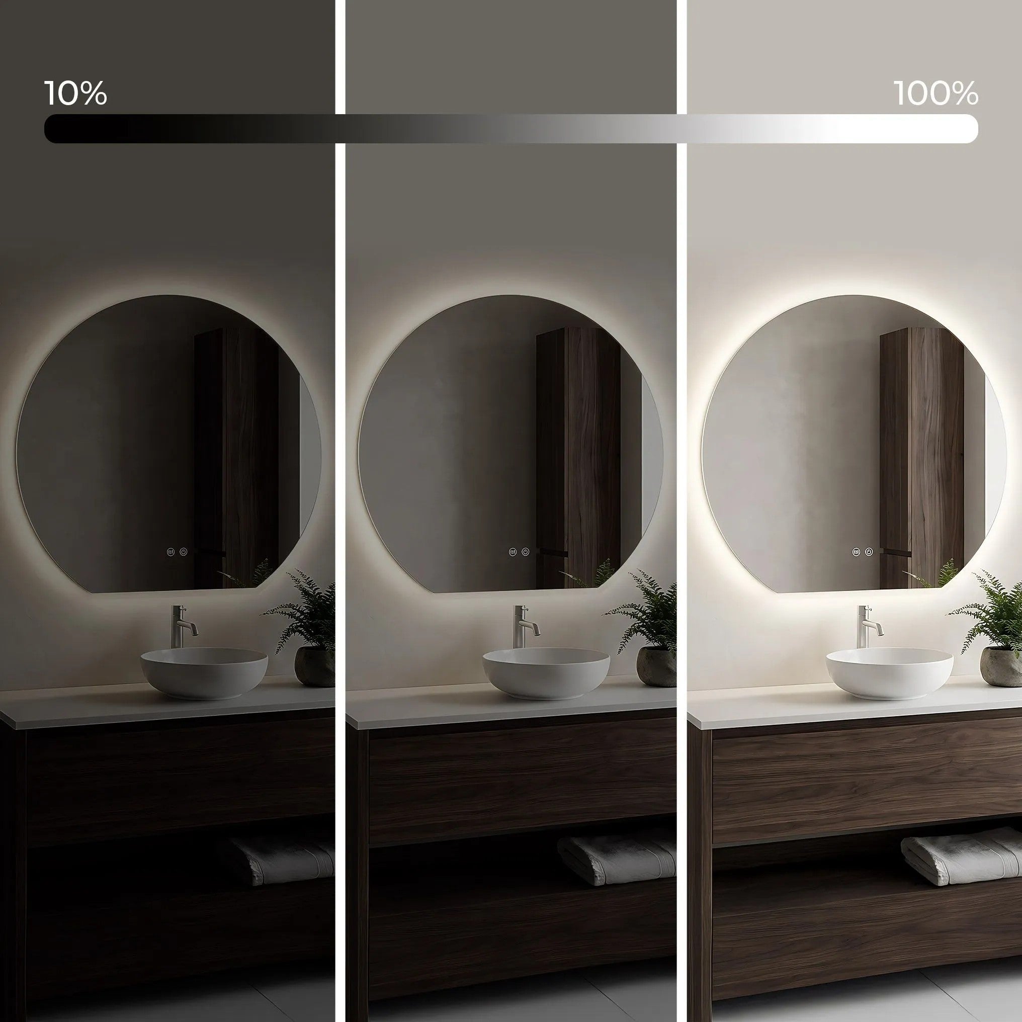LED Tükör 90cm Fabio 5