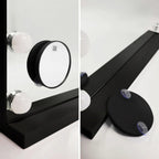 LED Tükör HOLLYWOOD Black 80x60 5