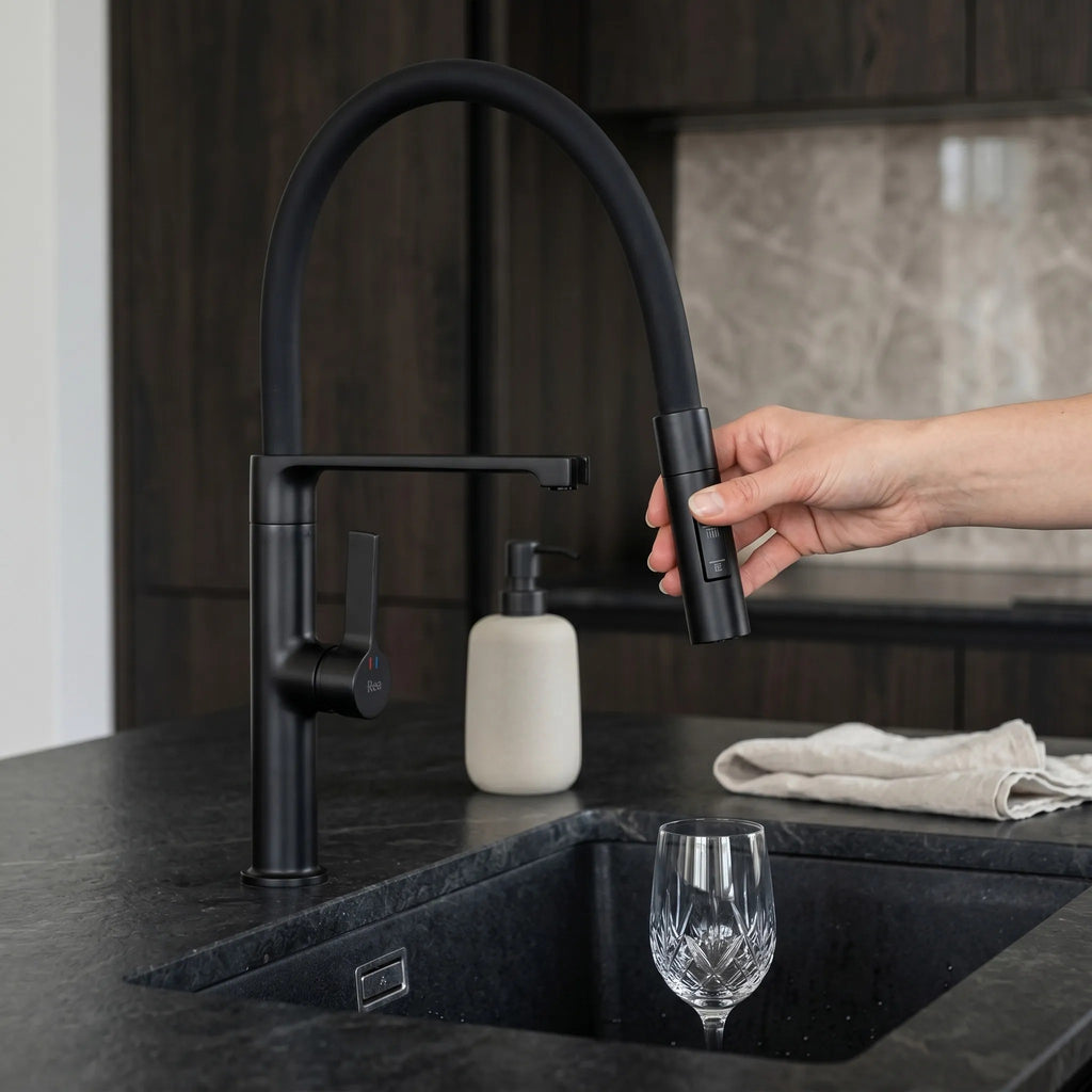 Konyhai Csaptelep REA Lago Black 5