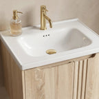 Fürdőszobaszekrény Mosdókagylóval Rea DB86-60L-3 Light 60cm 5