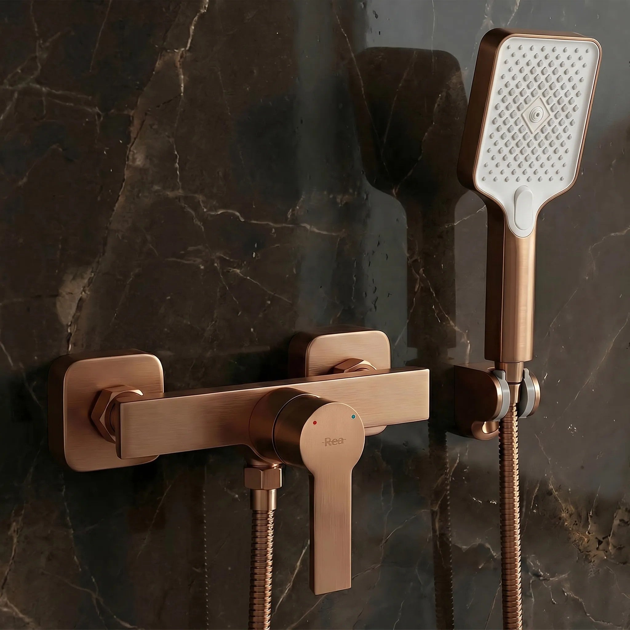 Rea JS-031 BRUSH COPPER Zuhanyfej 5