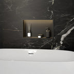 Süllyesztett Fürdőszobai Polc LED 30x45 Black 5