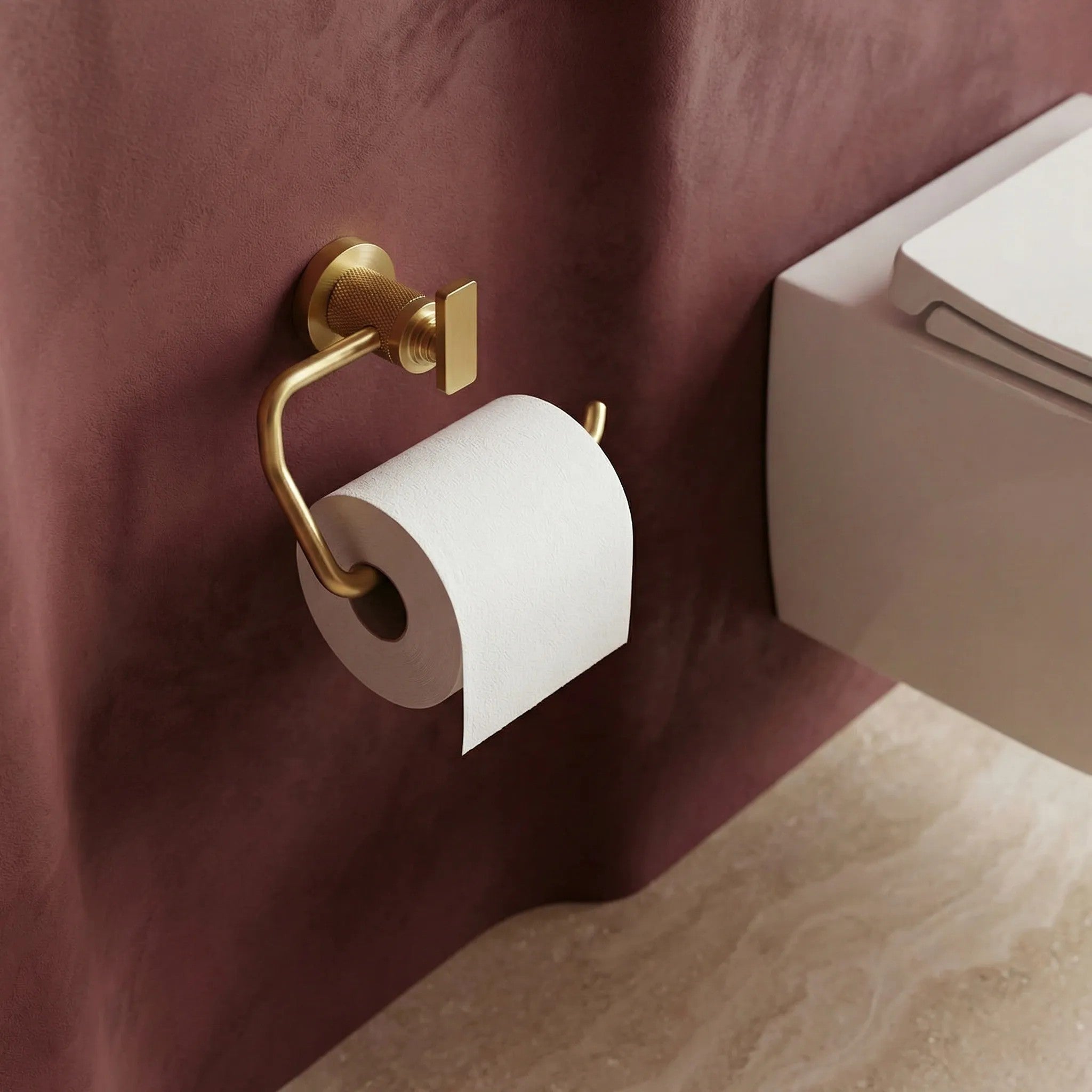 Falra Szerelhető Wc Papír Tartó 81305 Virro Brush Gold 5