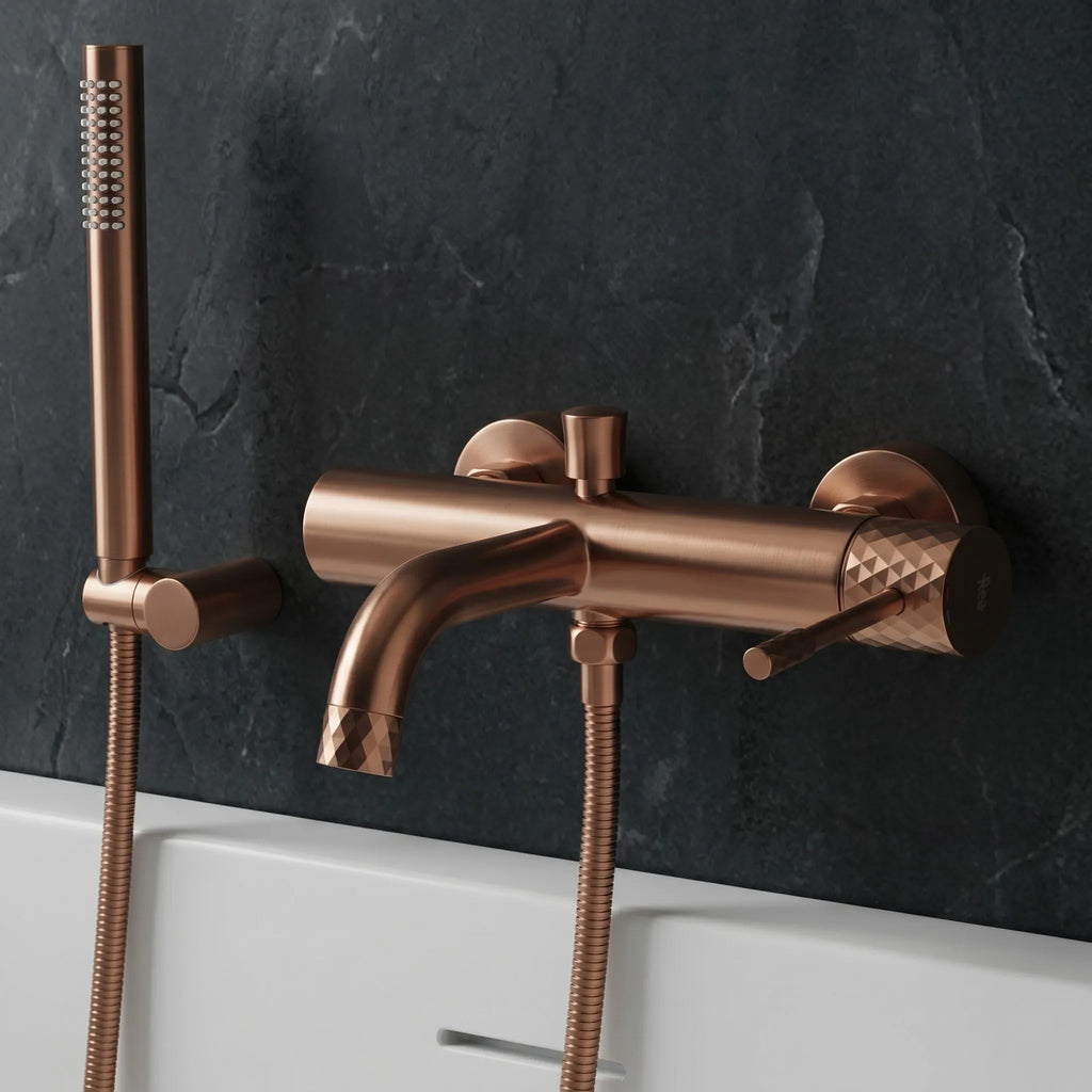 Fürdőkád Csaptelep Rea Lungo Diamond Brush Copper 5