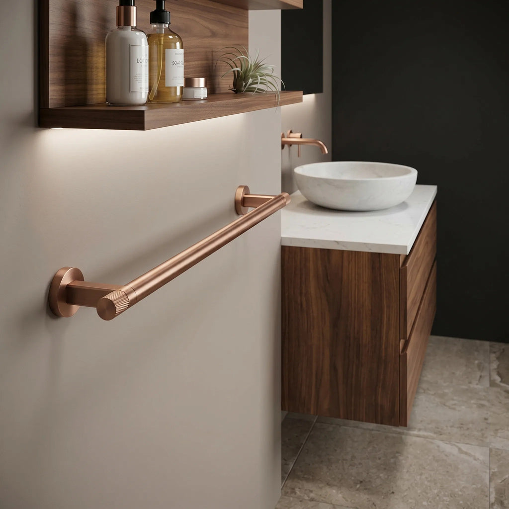 Fürdőszoba Fogas 39101 Ori Brush Copper 5