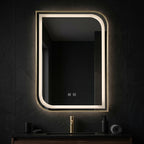 LED Tükör ZONE 70X50 BRUSH GOLD 5