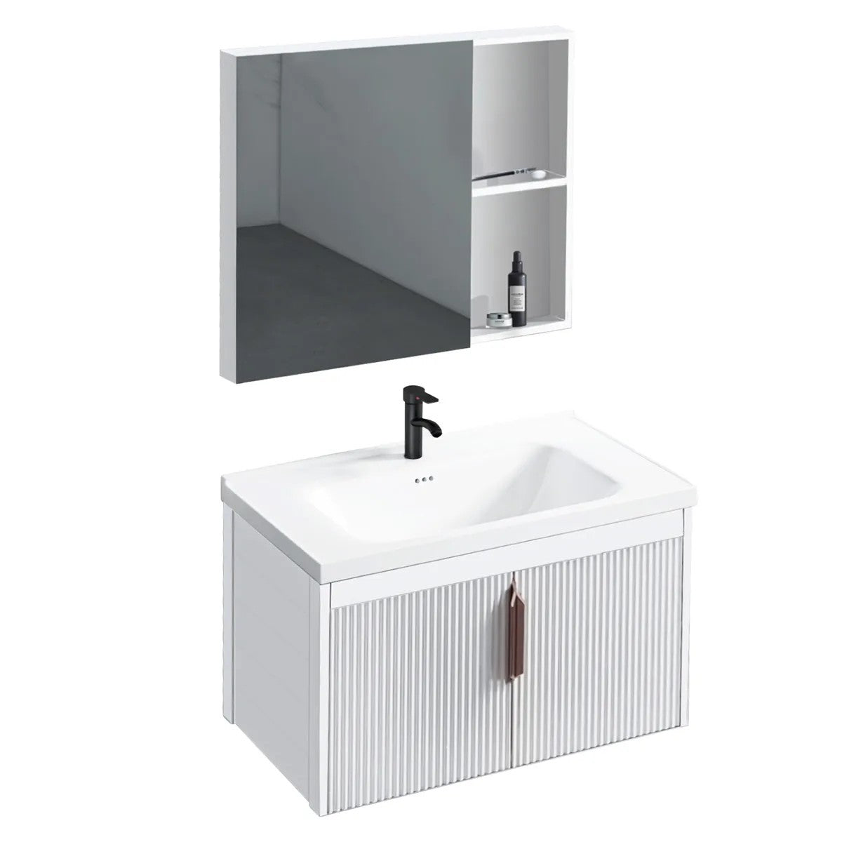 Fürdőszobabútor Szett Mosdóval Astor 60cm White 5