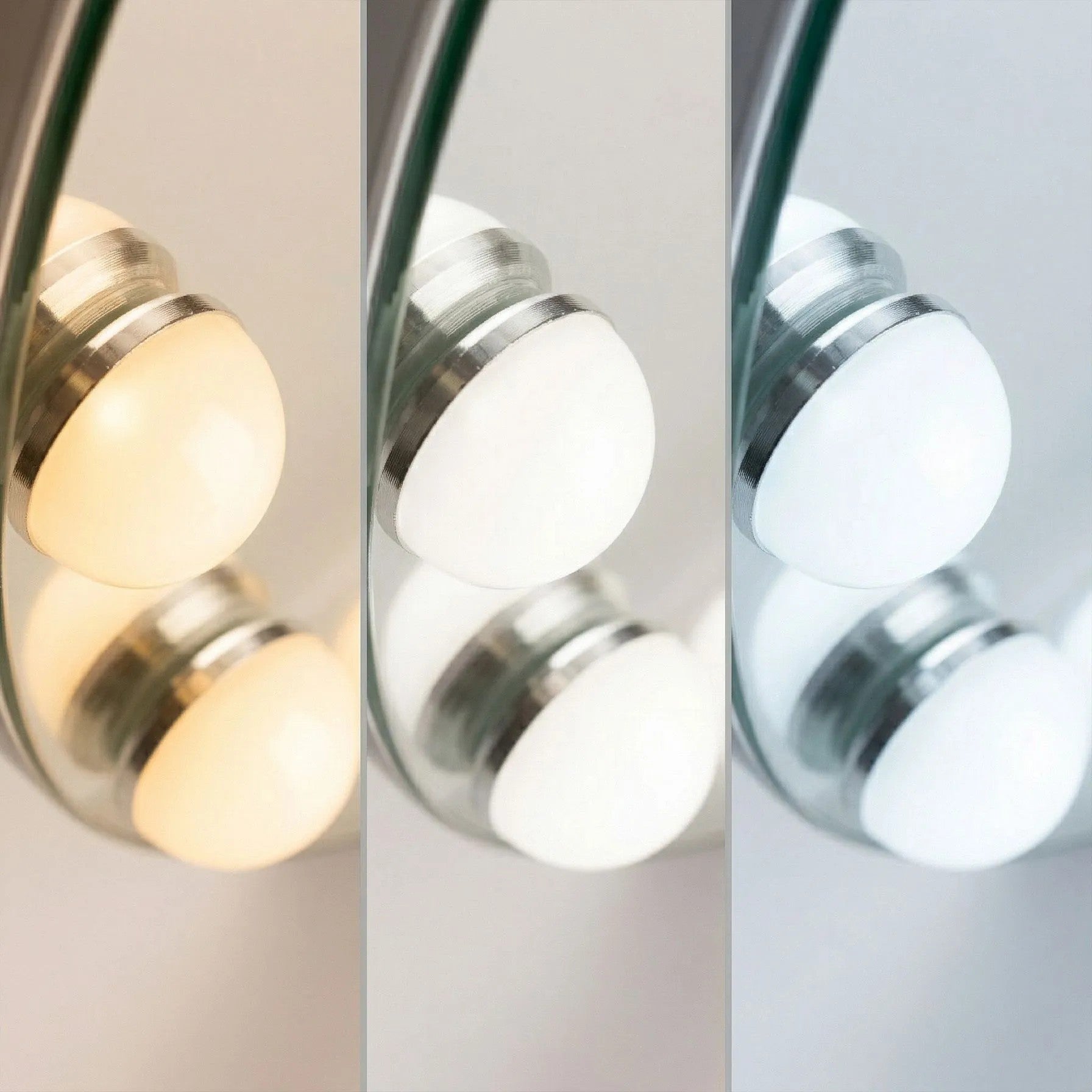 LED Tükör HOLLYWOOD White 30x40 5