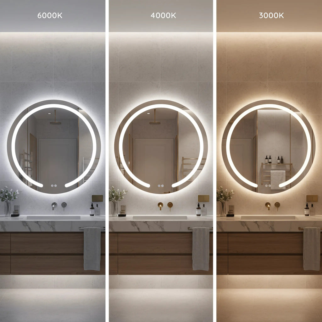 LED Tükör 80cm Modern 5