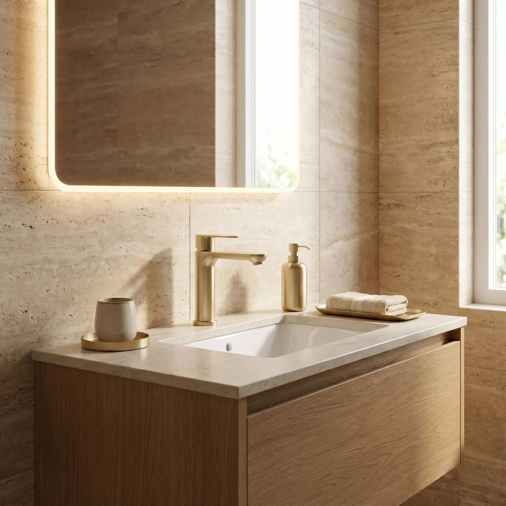 Fürdőszobai Csaptelep Rea Logan Brush Gold 5