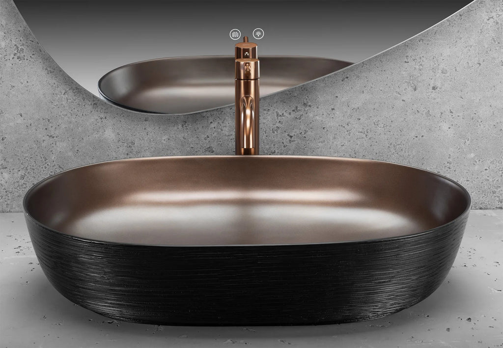 Pultos Mosdó REA CLEO 61 Copper Bush / Black 5