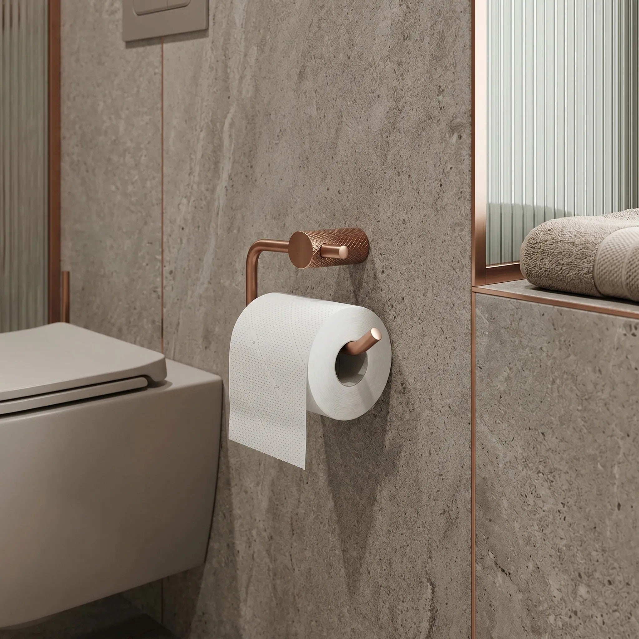 Falra Szerelhető Wc Papír Tartó A62309BRG OTTO Brush Copper 5