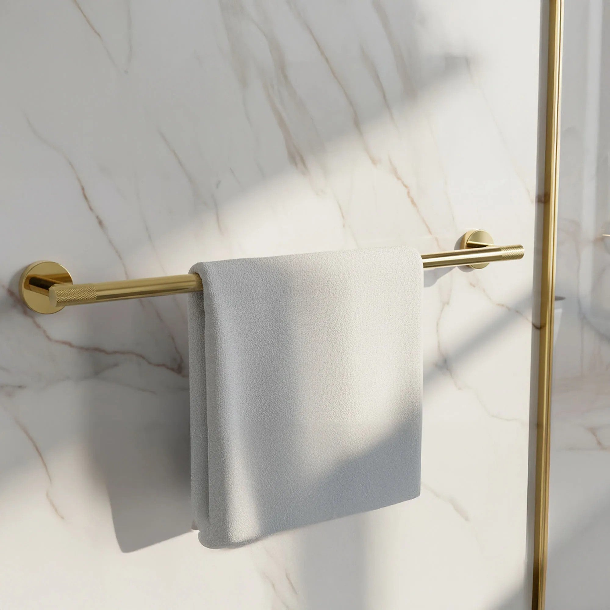 Fürdőszobai Kiegészítő Szett GRID Gold 4 Darabos 5