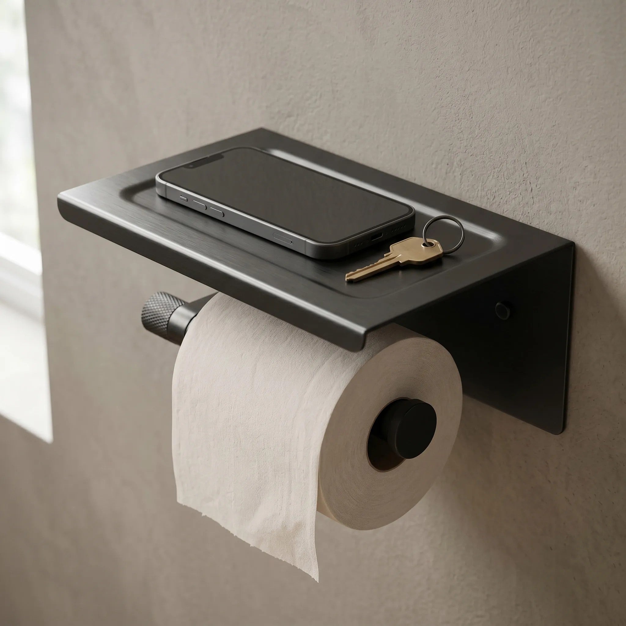 WC-papír Tartó Polccal 39105A ORI Titan 5
