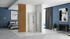 Zuhanykabin DIAMOND GOLD 90x90 Fekete Diamond Zuhanytálcával 5