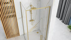 Zuhanykabin REA Rapid Swing Brush Gold Ajtó:100 X Fal:80 5