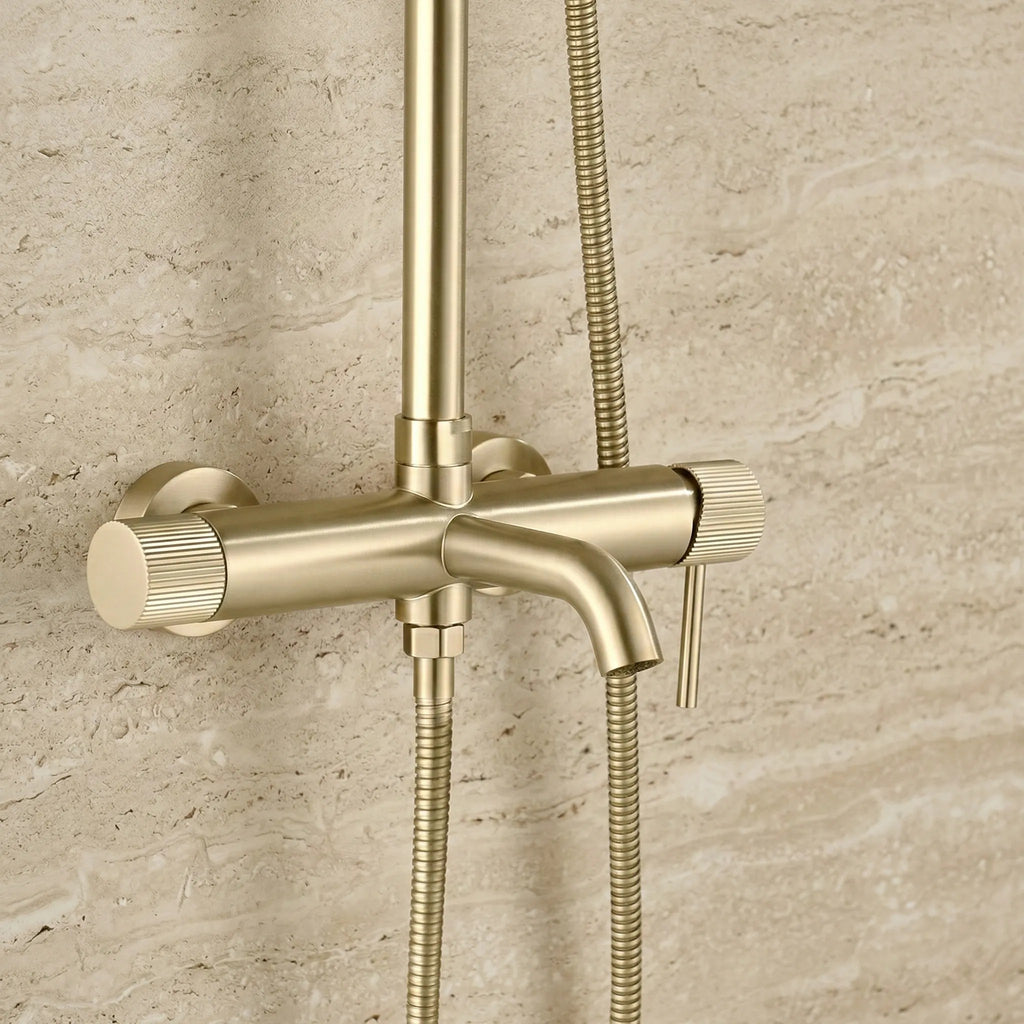 Zuhanyszett Rea Lungo Stripe Brush Gold 5