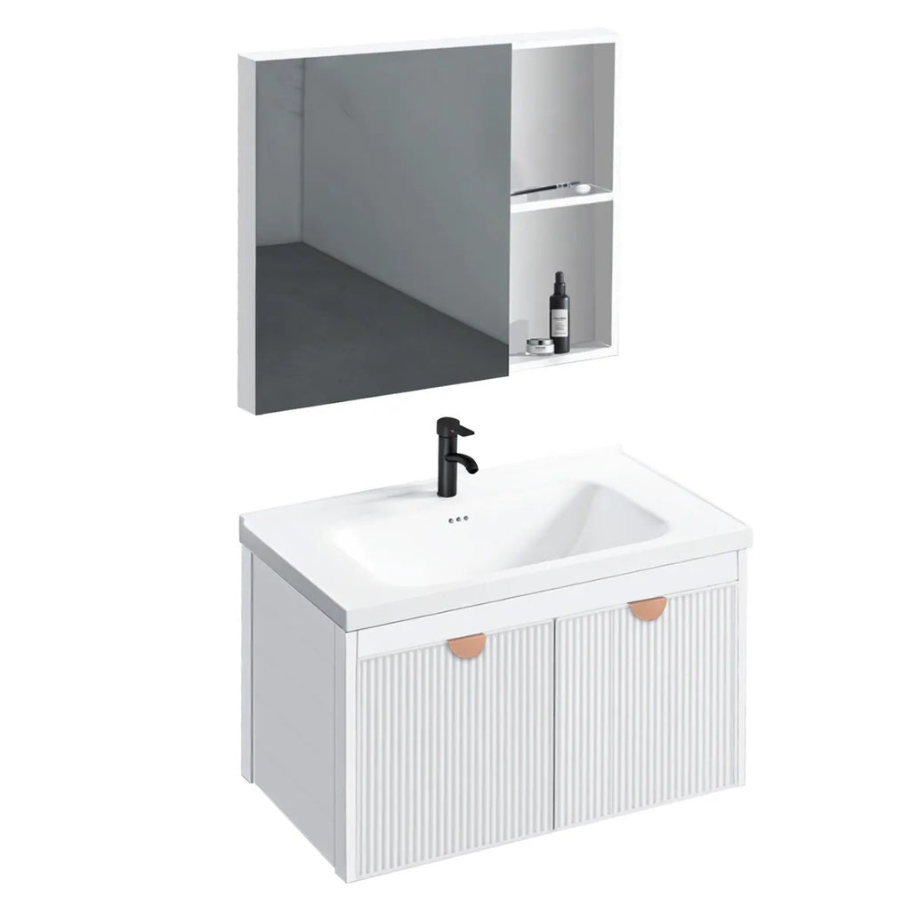 Fürdőszobabútor Szett Mosdóval Mario 60cm White 5