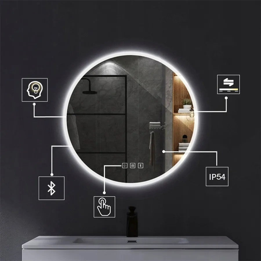 Tükör LED BLUETOOTH FFJ 60cm 5