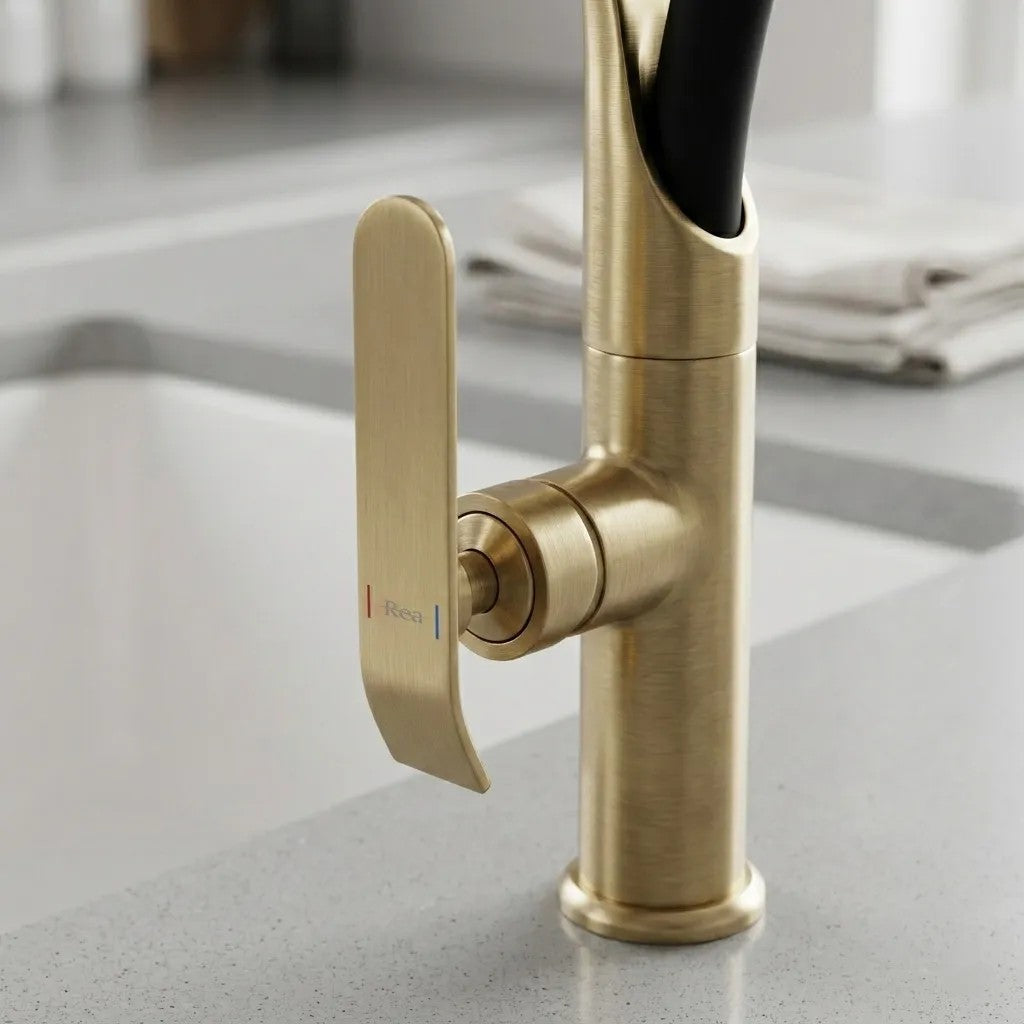 Konyhai Csaptelep Rea Castor Gold Brush 5